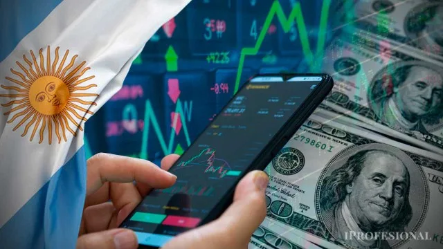 Gráfico de bonos soberanos argentinos con curvas de rendimiento y proyecciones de dólar