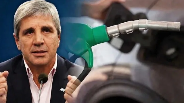 Estación de servicio con surtidores de nafta y precios actualizados en Argentina