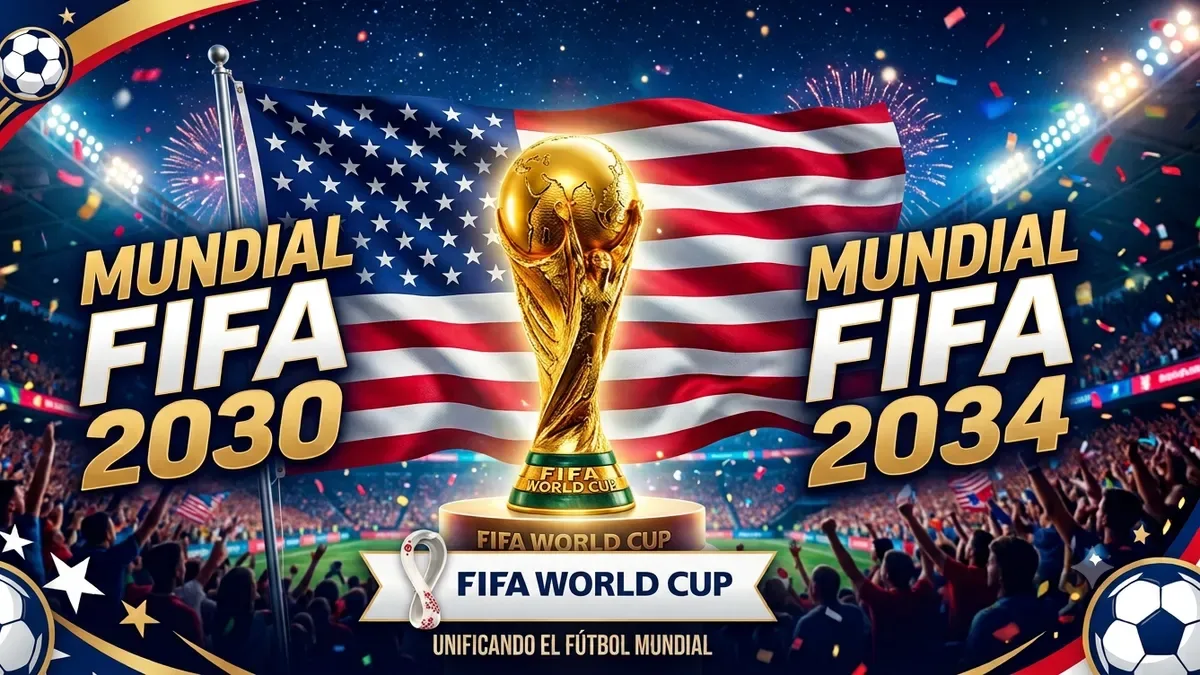 Logos de Netflix, Disney+ y YouTube superpuestos sobre un estadio de fútbol iluminado
